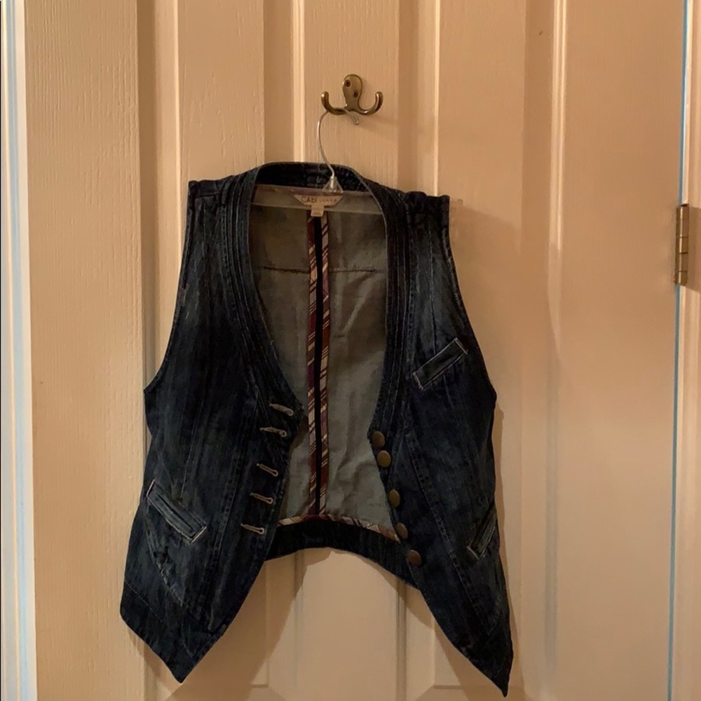 Cabi denim vest style #347.